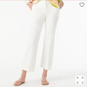 NWT J. crew Hayden kickout crop pant in bi-stretch cotton